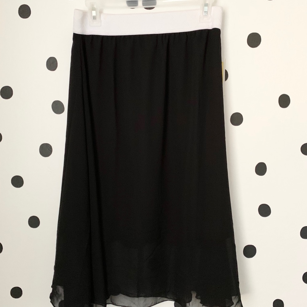 Lularoe Lola Skirt S Black/White